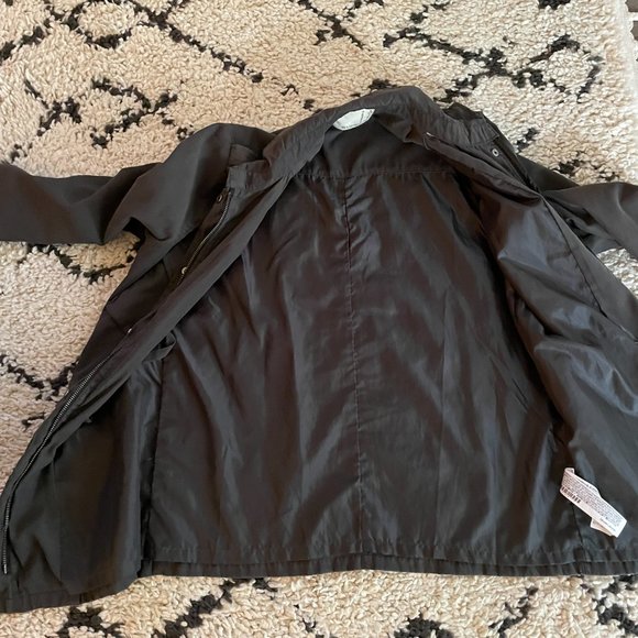 New Forever 21 utility faux leather sleeves military combat field jacket XS - Picture 4 of 13